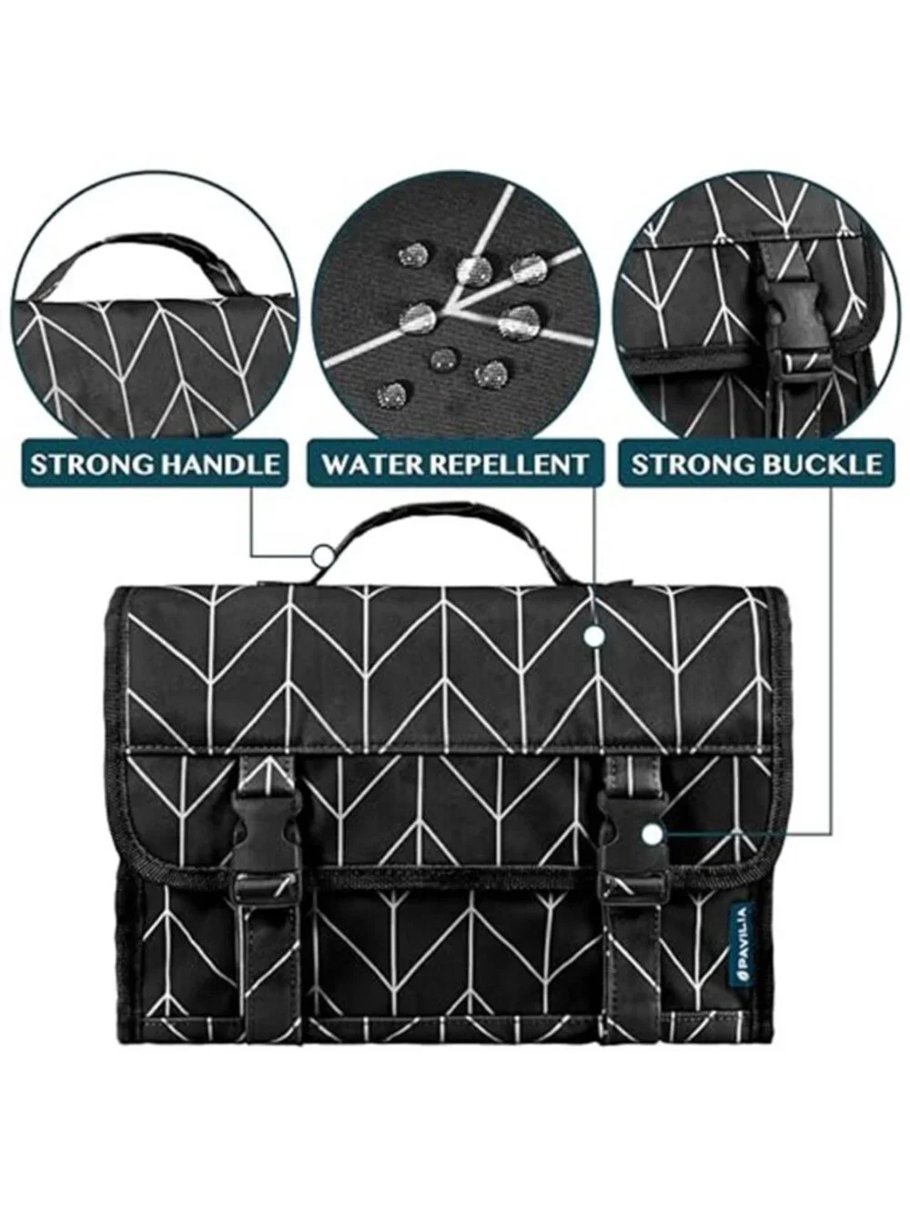 Large Hanging Toiletry Bag Travel Waterproof Cosmetic Makeup Organizer Case Kit
